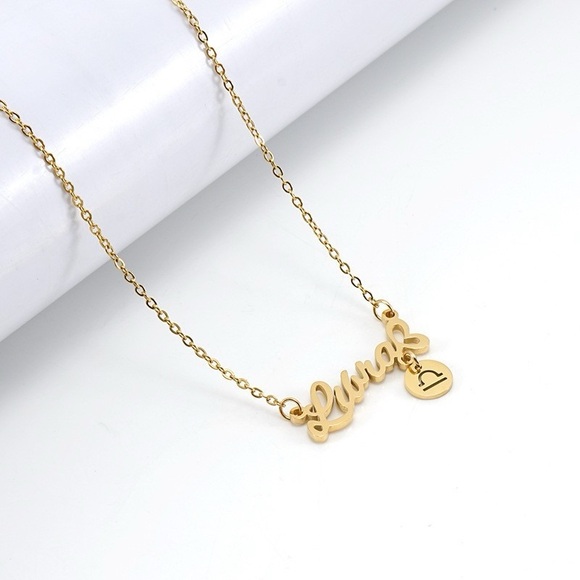 18K Gold Plated Zodiac Signs Horoscope Necklace*Astrology Star Signs*ZX - Picture 7 of 14